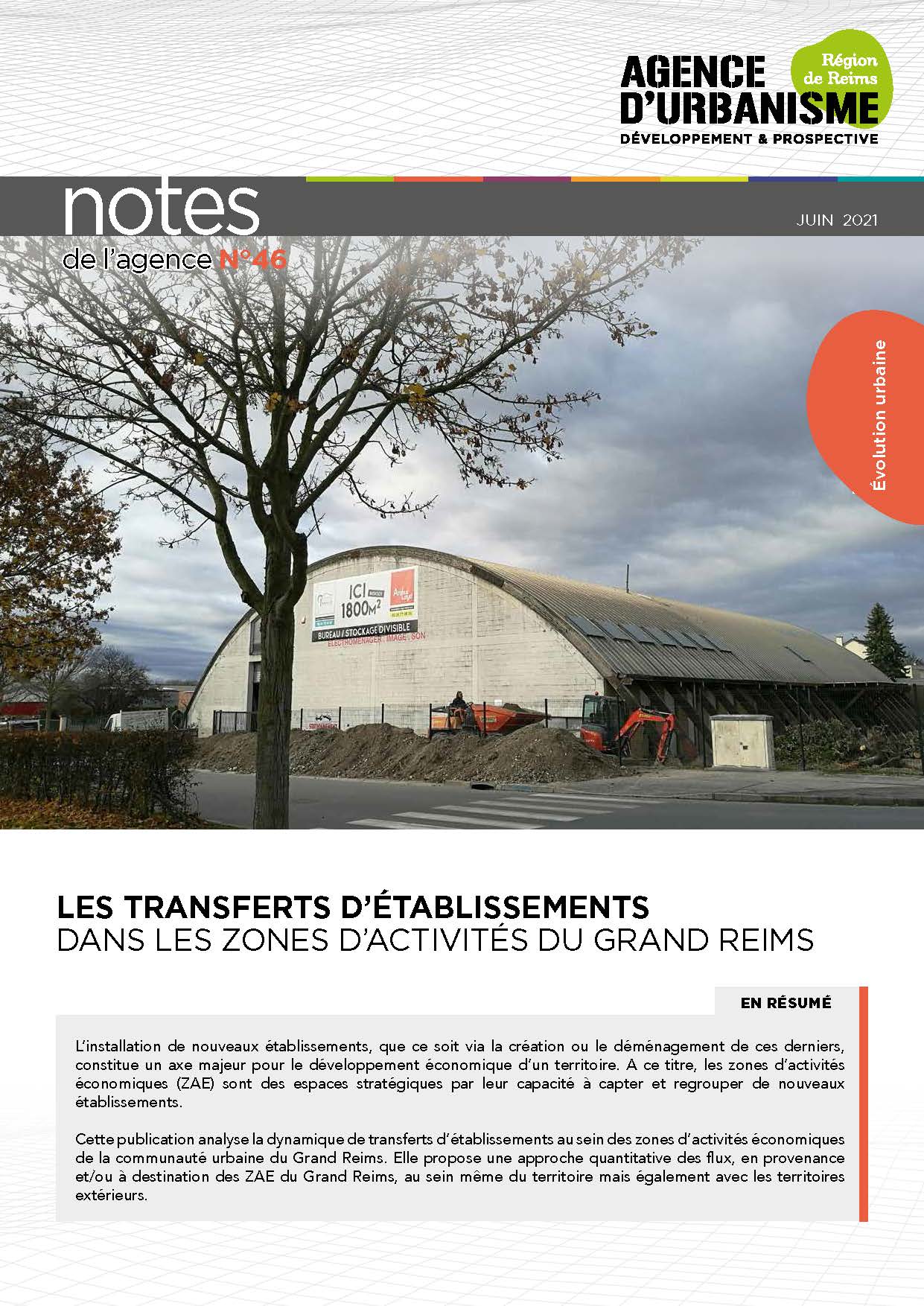 Note 46 : Les Transferts d'établissements dans les zones d'activités du Grand Reims