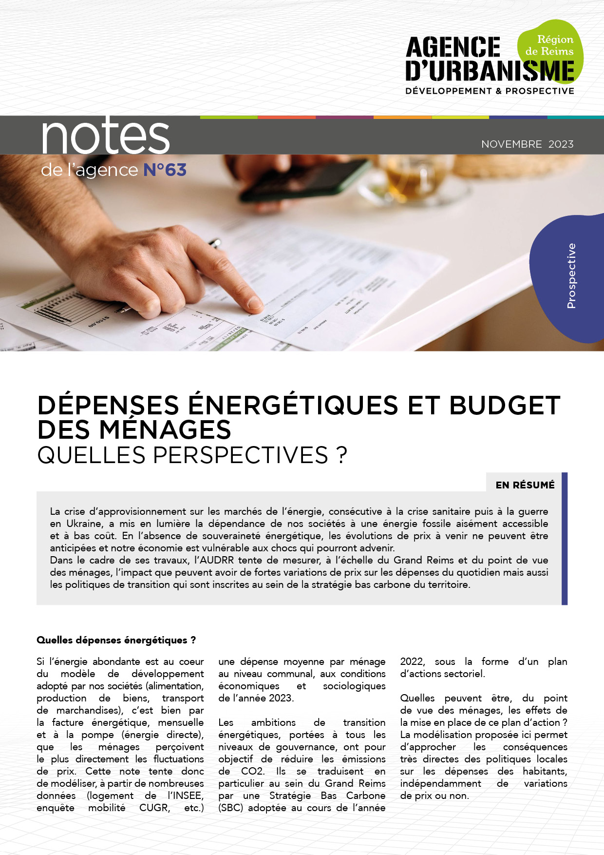 Note 63 : Dépenses énergétiques et budget des ménages
