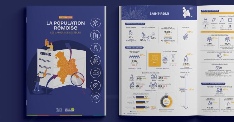 La population rémoise - Les cahiers de secteurs 2026