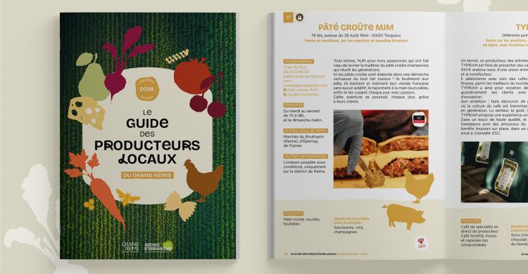 Le Guide des producteurs locaux du Grand Reims - 2026