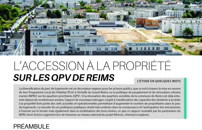 Rapport 1 : l'Accession à la propriété sur les Quartiers Prioritaires de la Ville de Reims