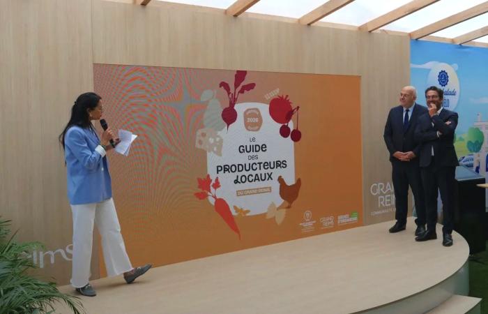 Lancement du Guide des producteurs locaux du grand reims à la foire de Châlons